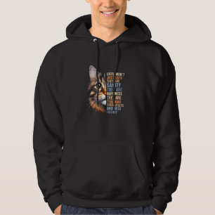 Katt Rädding Katt, övertäckt, Mamma adoptionsmatar Hoodie