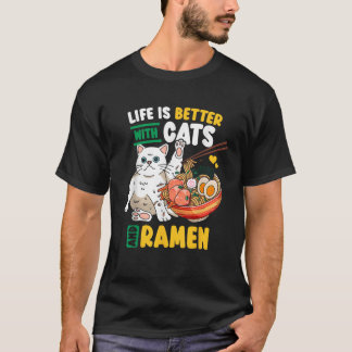 Katt Ramen Kawaii T Shirt