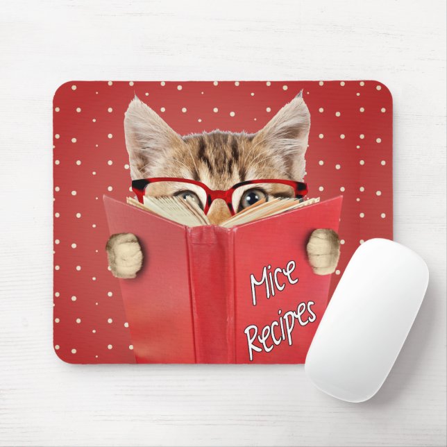 Katt Reading Mice Recipe Bok Musmatta (Med mus)