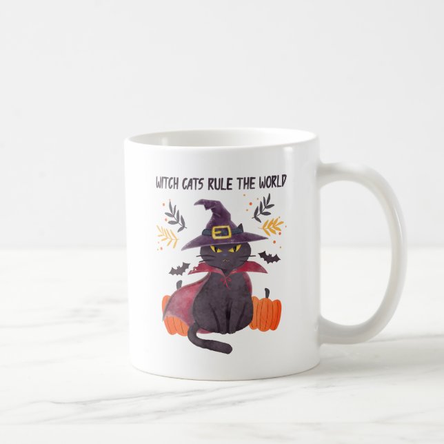 Katt - regel världen över kaffemugg (Höger)