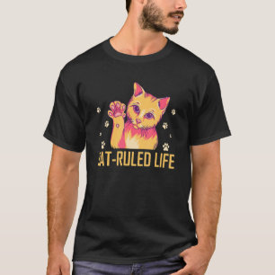 Katt Regerade Liv Katt Älskare Familj Kattunge Slä T Shirt