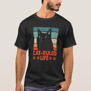 Katt Regerade Liv Kattfamilj Kattunge Släktingar S T Shirt