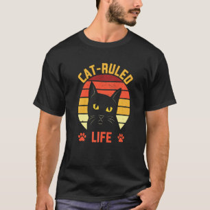 Katt Regerade Liv Kattfamilj Kattunge Släktingar S T Shirt