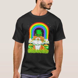 Katt  Regnbåge Leprechaun Perserkat St Patrick's D T Shirt