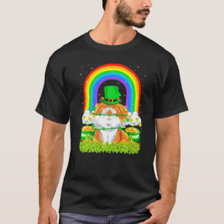 Katt Regnbåge Leprechaun Perserkat St Patrick's D T Shirt