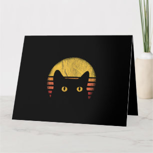 Katt Retro Vintage Kort