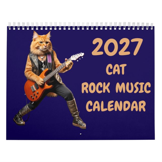 Katt Rock Musik Kalender (Omslag)