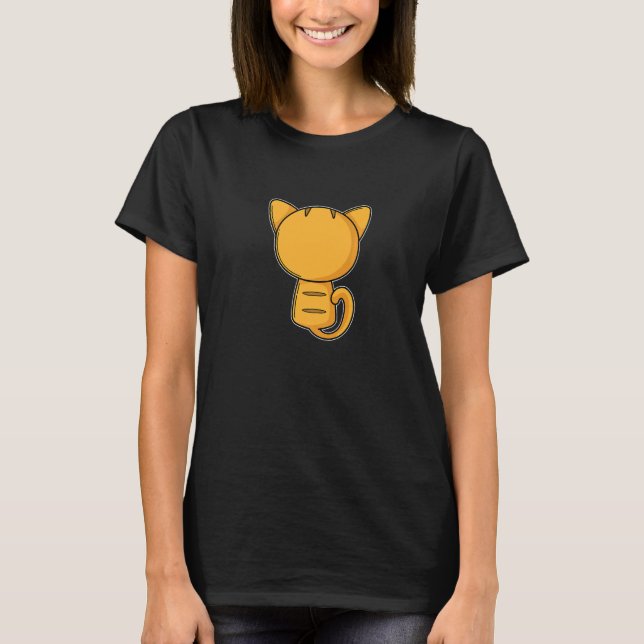 Katt rygg kan glädja Katt ignorerar dig T Shirt (Framsida)