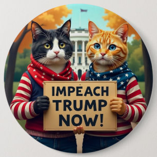 Katt säger Impeach Trump Knapp