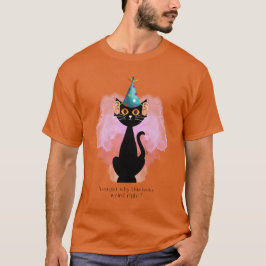 Katt | Sarcastic Partyhatt Katt | Människoöron Rol T Shirt