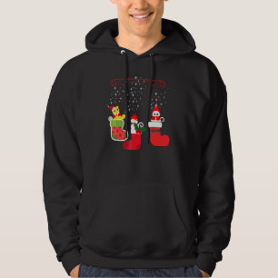 Katt Shih Tzu Jul Sockar Xmas Pyjamas Husdjur Valp Hoodie