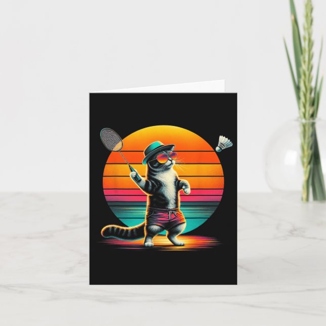 Katt Shuttle Badminton För Män Kvinnor  Kort (Framsida)