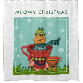 Katt Sitta i en Tekopp-jul