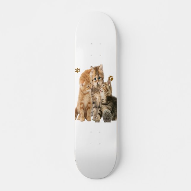 Katt Skateboard Bräda 20,5 Cm (Framsida)