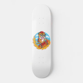 Katt skateboardåkare mini skateboard bräda 18,5 cm
