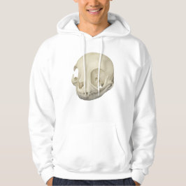 Katt skelett hoodie