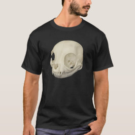 Katt skelett t shirt