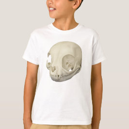 Katt skelett t shirt