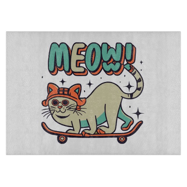 Katt Skridsko Meow (Framsidan)
