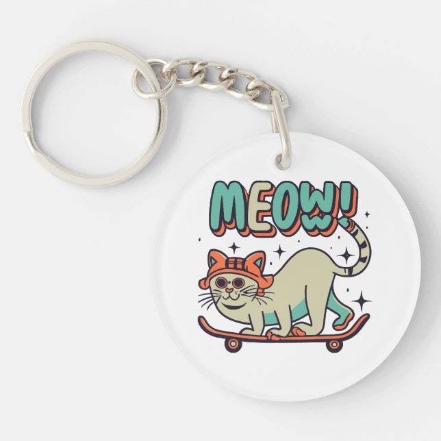 Katt Skridsko Meow (Framsidan)