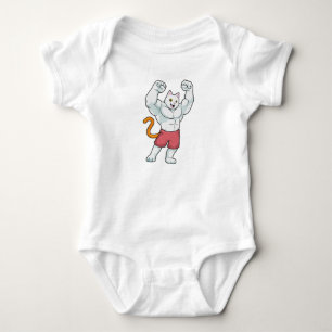 Katt som Bodybuilding med stora muskler T Shirt