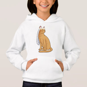 Katt som brud med slöja t shirt