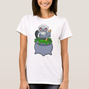 Katt som Cook med Magic-potion T Shirt