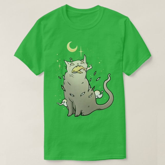 Katt som fick en valgskål Kawaii-leksakskonst T Shirt (Design framsida)