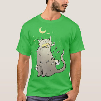 Katt som fick en valgskål Kawaii-leksakskonst T Shirt
