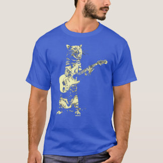 Katt som gitarr (2) t shirt