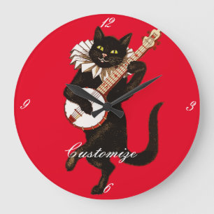 Katt som leker den BanjoThunder_Cove klassikern Stor Klocka