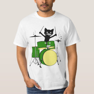 Katt som leker på rums- eller matrums- eller matr t shirt