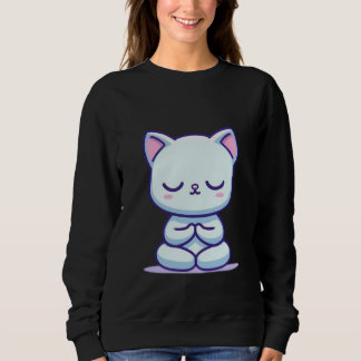 Katt som Mediterar – Inre Morrande T Shirt