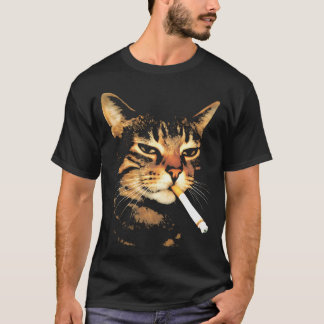 Katt som röker A T Shirt