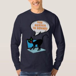 katt som säger att servern är nere t shirt