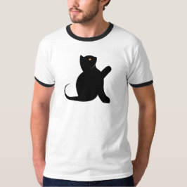 Katt som säger hej t shirt
