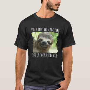 Katt som säger Lazy som lägger grumpy 26 T Shirt