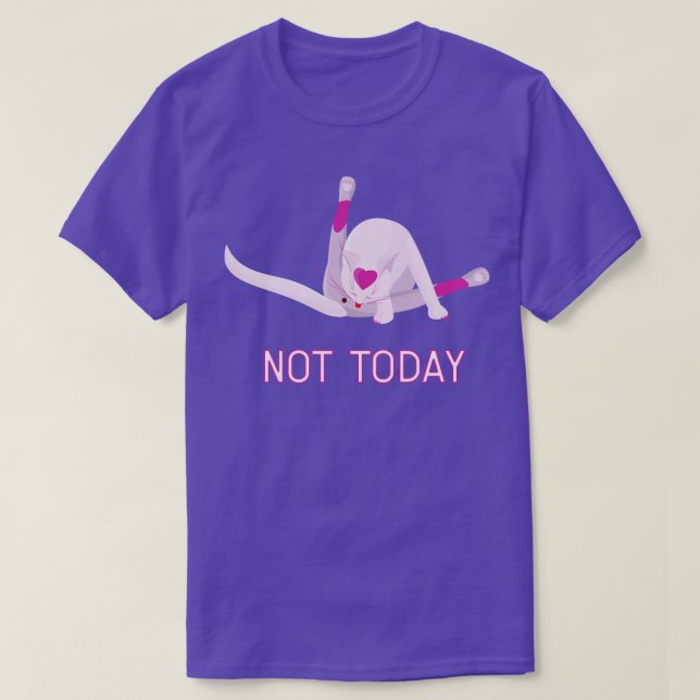 Katt som Slickar sig själv.. T Shirt (Design framsida)
