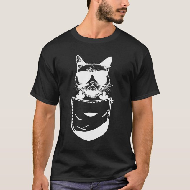 Katt som snurrar av animaliskt meme Sarcastic Kitt T Shirt (Framsida)