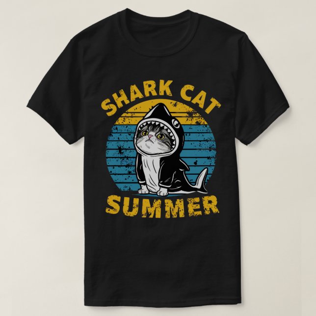 katt sommar 1 t shirt (Design framsida)