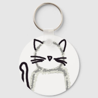 Katt Spöke Avatar Nyckelring