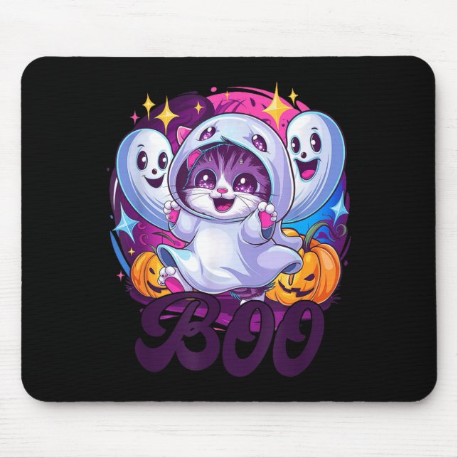 Katt spöke boo  musmatta (Framsidan)