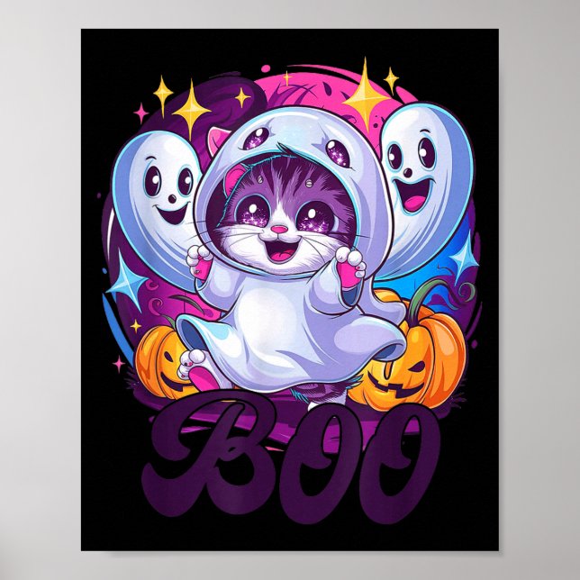 Katt spöke boo  poster (Framsidan)