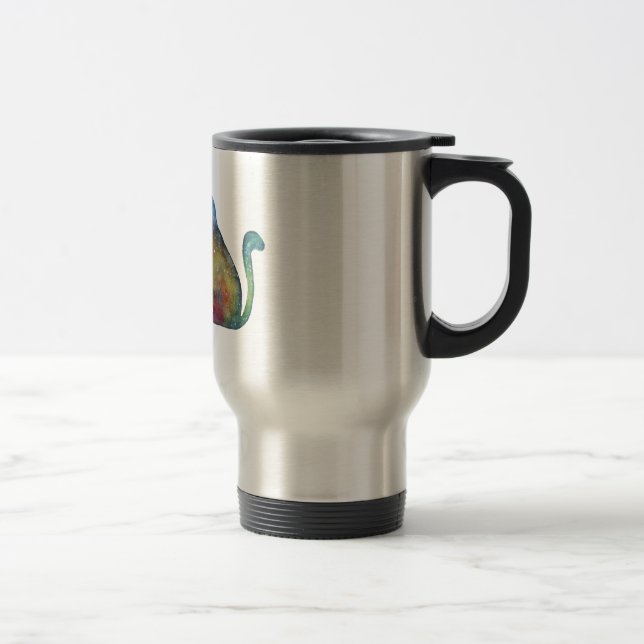 Katt Stainless Steel 444 ml Travelr Mugg (Höger)