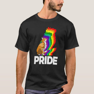 Katt Stolthet Katt Regnbåge Färg Katt Kattunge T Shirt