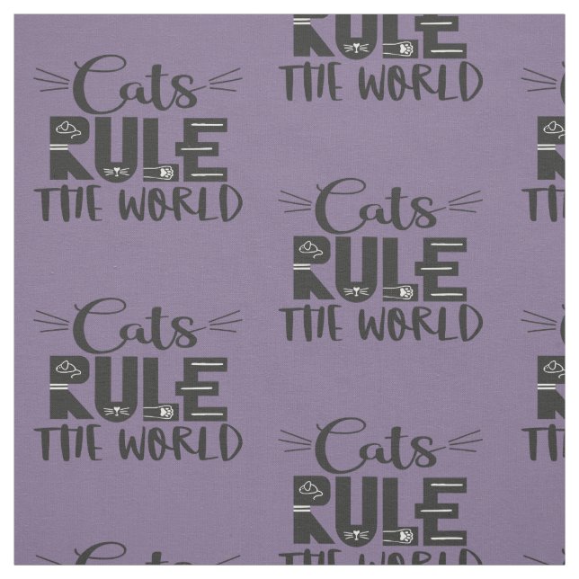 Katt styr det internationella trendiget för att sk tyg (Provkarta)