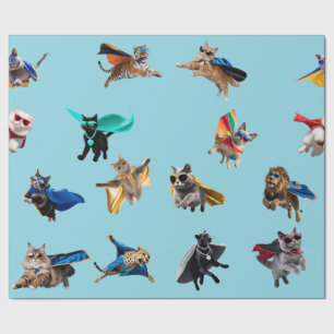 Katt Superhjältar Presentpapper