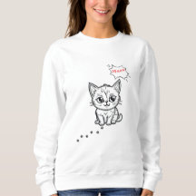Katt-sweatshirts