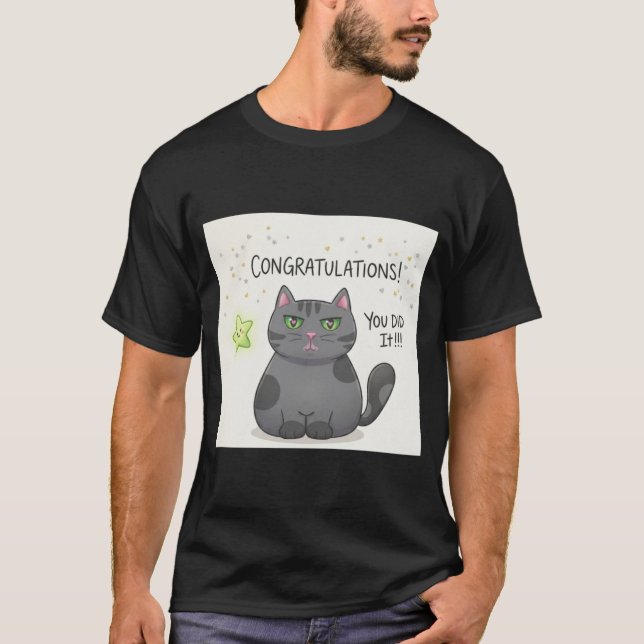 Katt  t shirt (Framsida)