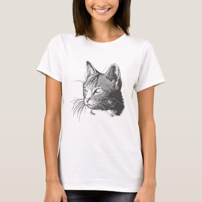 Katt T Shirt (Framsida)